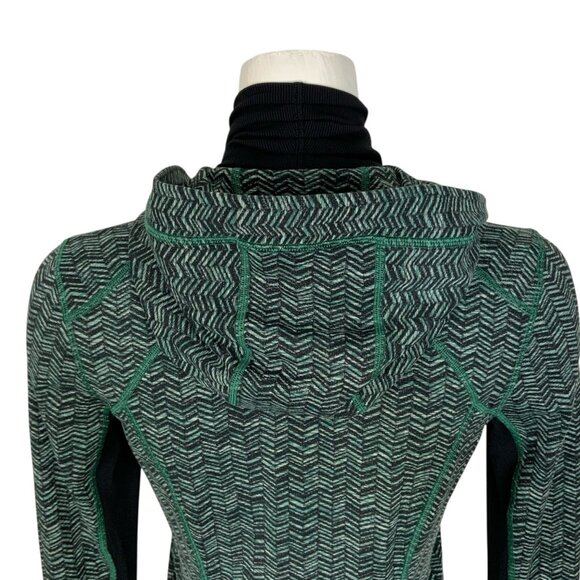 Lululemon Daily Practice Jacket 6 Irregular Spacebone Sea Mist Deep Green Black - Picture 10 of 15